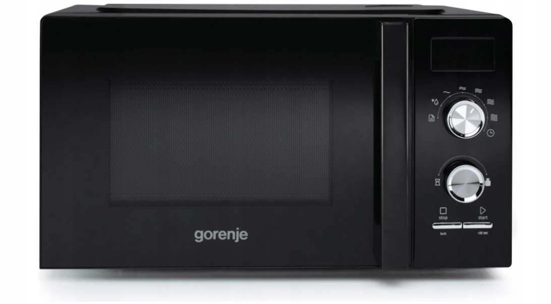 Kuchenka mikrofalowa Gorenje MO20A3BH Czarna 20L 5 poziomów mocy11 progr.