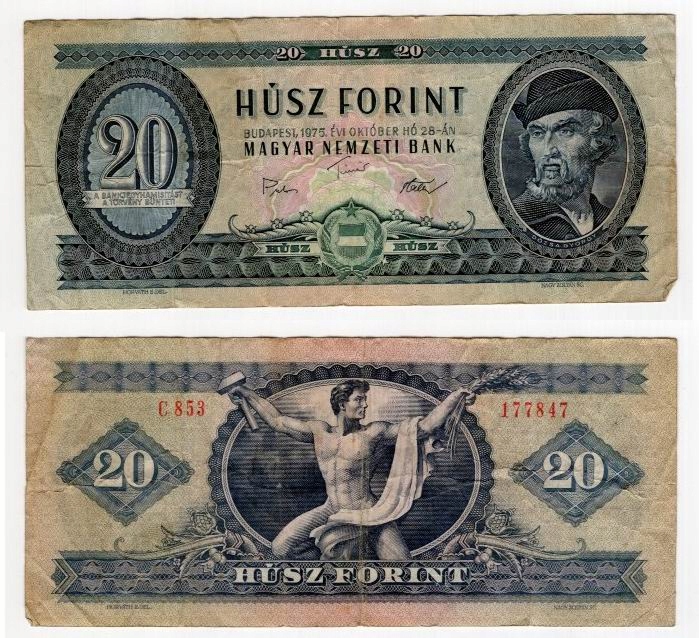 WĘGRY 1975 20 FORINT
