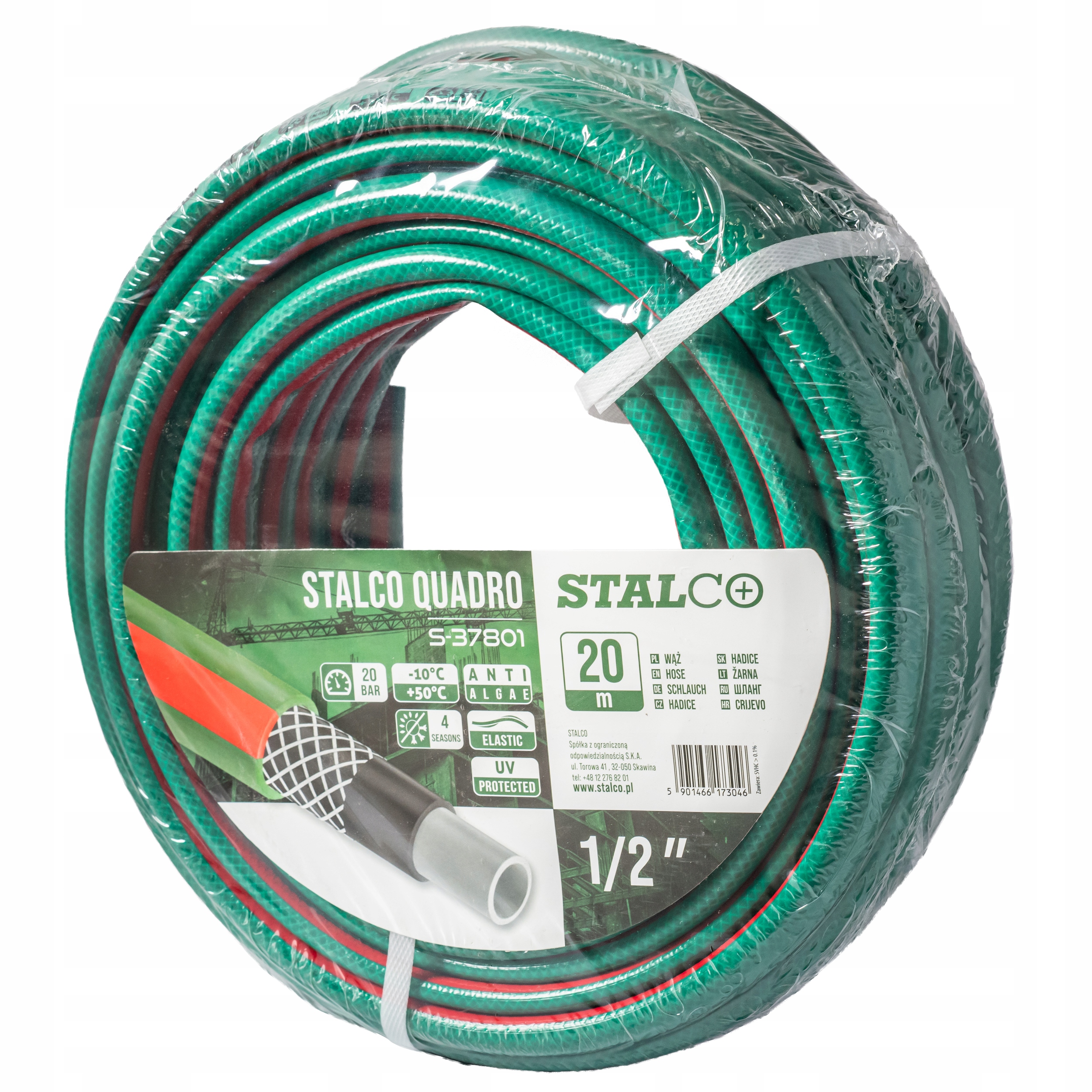 

Stalco Wąż Ogrodowy Szlauf 4 Warstwowy 1/2 20MB