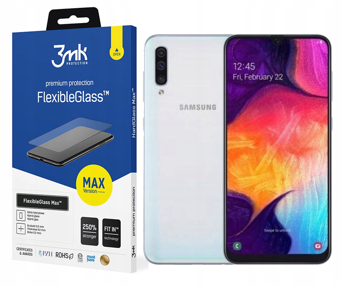 

FlexibleGlass Max 3MK do Samsung Galaxy A405 A40