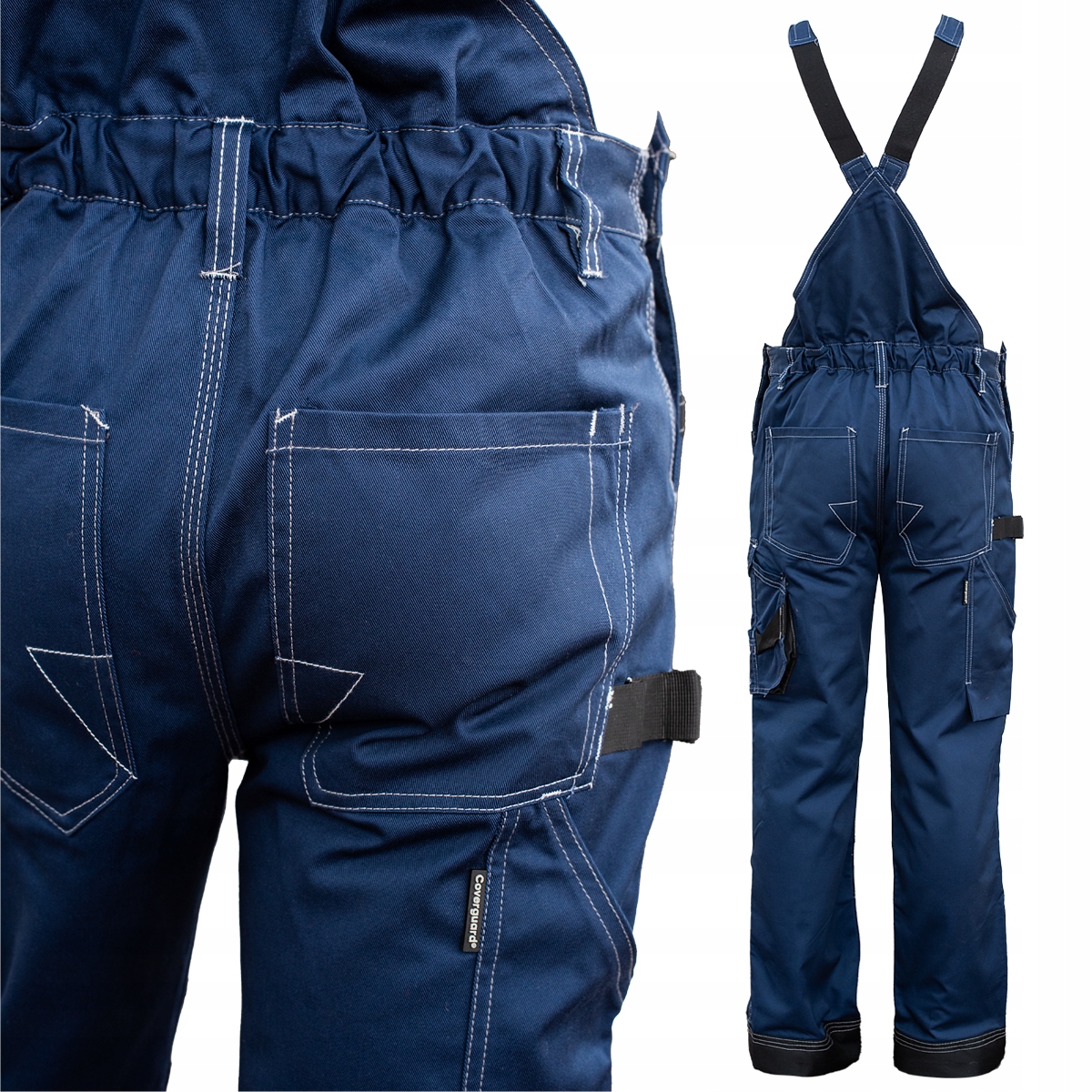 MARKOWE SPODNIE ROBOCZE MĘSKIE OGRODNICZKI KOMFORTOWE BAWEŁNA CORDURA Kod producenta BRAVAG 4XL