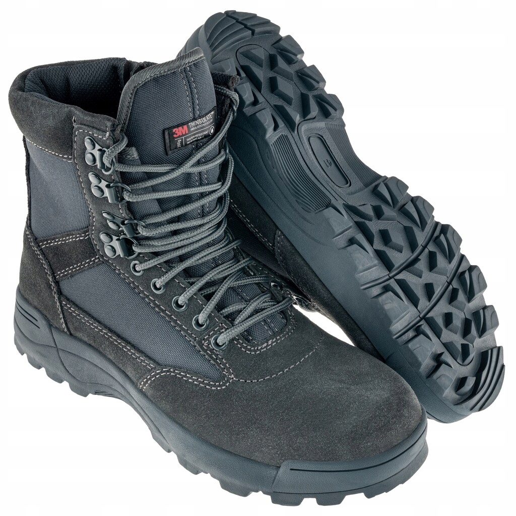 Taktické vojenské boty Brandit Tactical Zipper Boots Anthracite 43