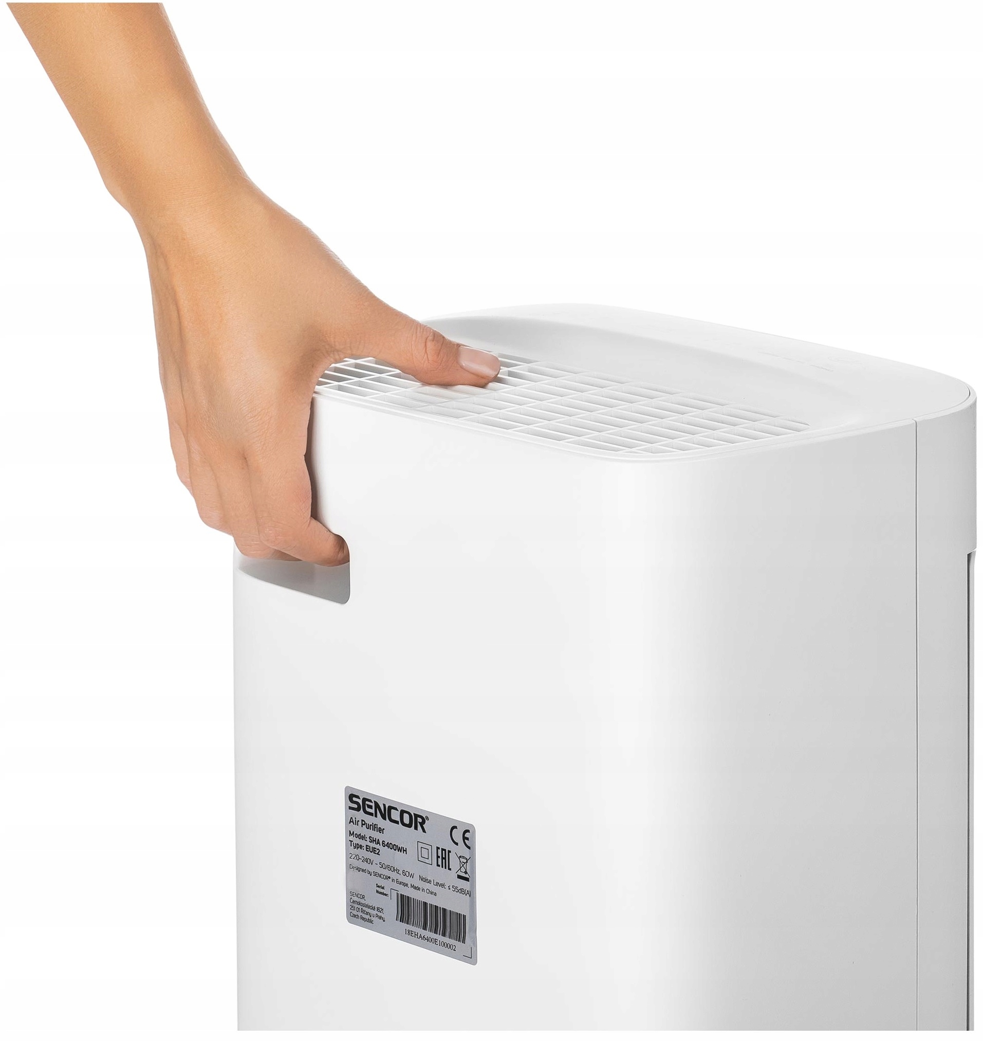 Oczyszczacz powietrza filtr HEPA Lampa UV Domowy Kolor dominujący biały