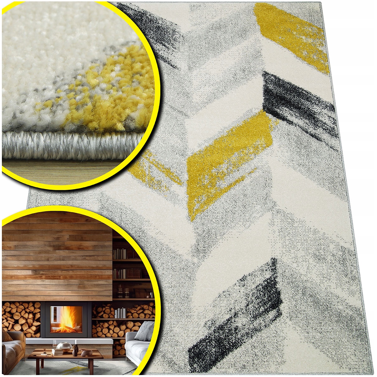 Koberec Do Ložnice Adventure Do Obývacího Pokoje Do Předsíně Šedý Béžový 60x110