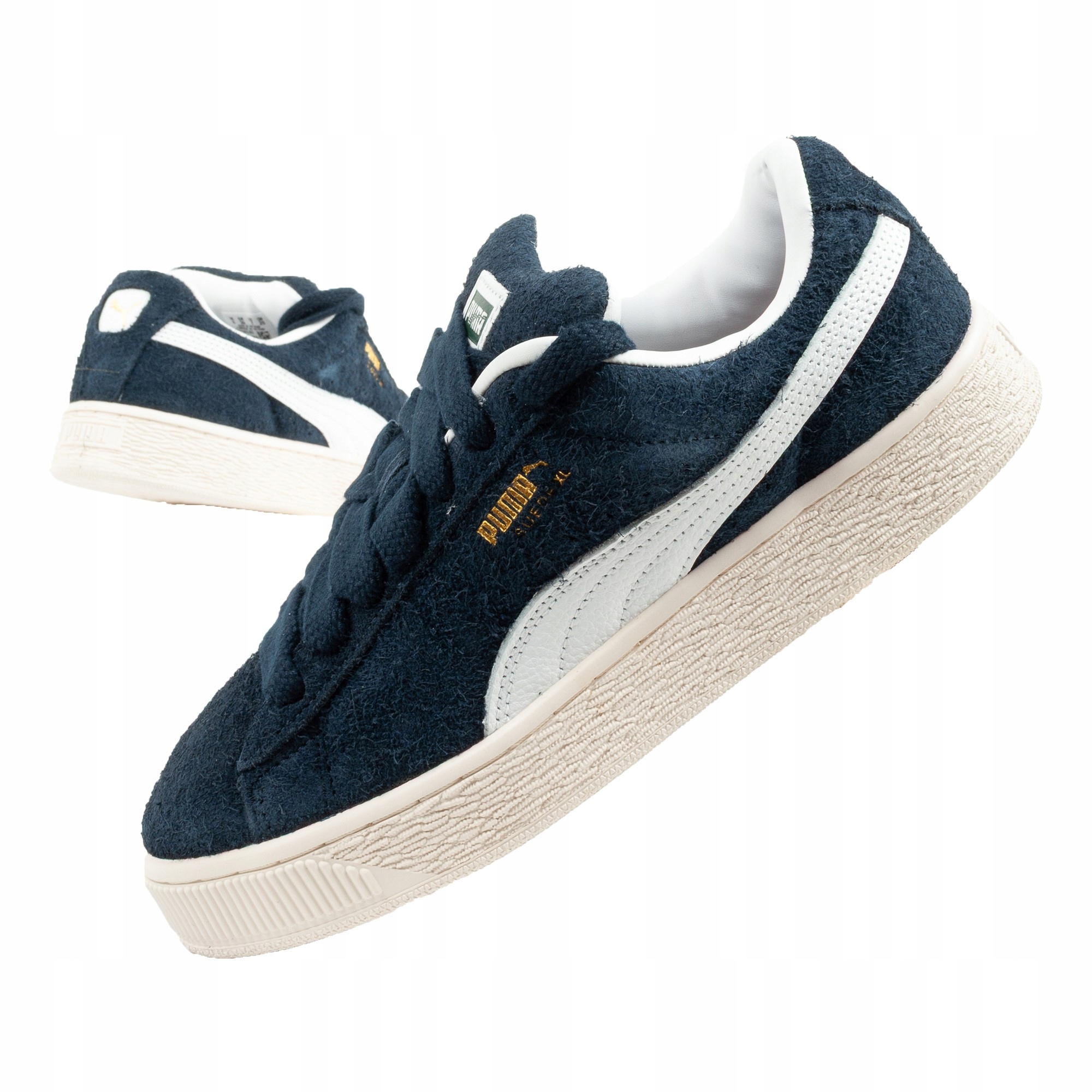 Pánské tenisky Puma Suede XL Hairy, velikost vel., módní kůže, modré barvy