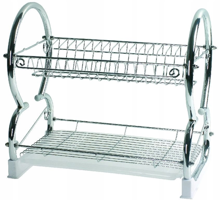 SUSZARKA DO NACZYŃ DWUPOZIOMOWA OCIEKACZ SZTUĆCE