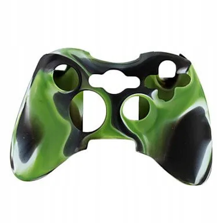IRIS Silikonowy pokrowiec etui osłona na pad do Xbox 360 ziel-bia-czarny