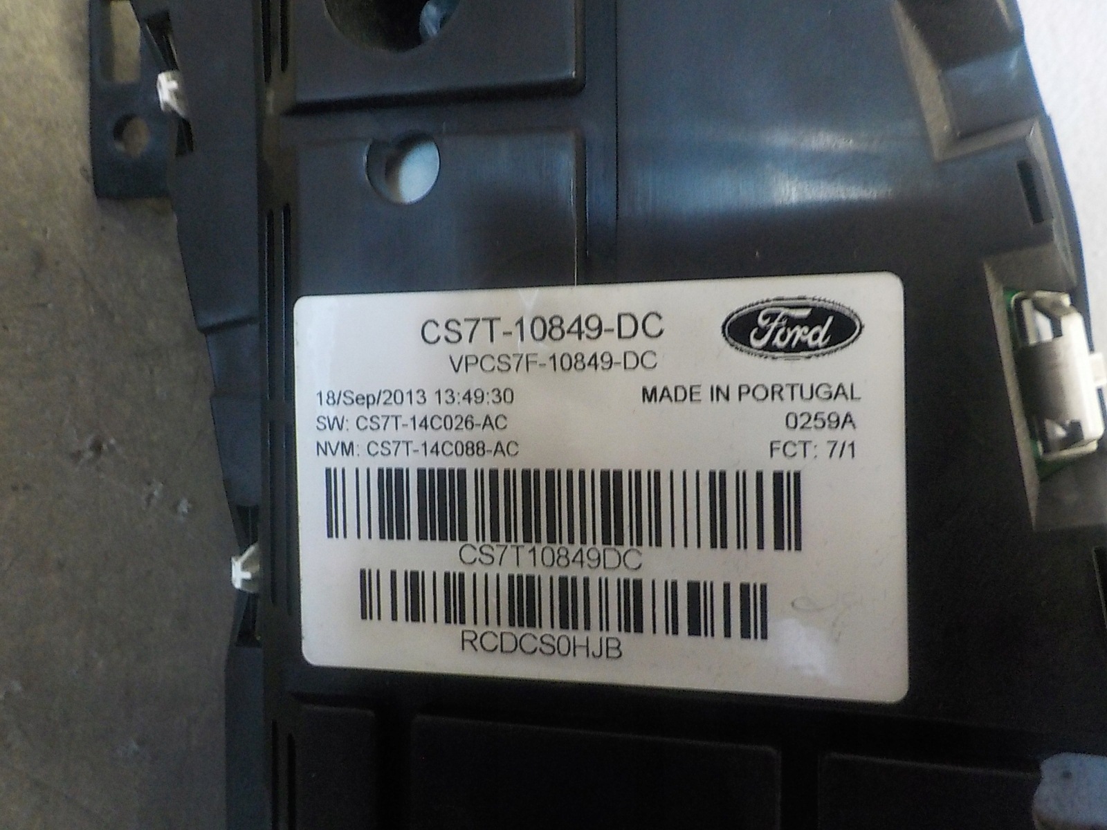 FORD MONDEO IV dials dials CS7T-10849-DC