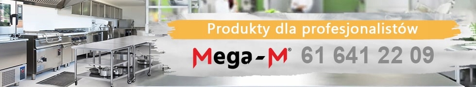 Stół gastronomiczny NAROŻNY z SZAFKĄ 100x60cm ze stali nierdzewnej Mega-M Szerokość produktu 60 cm