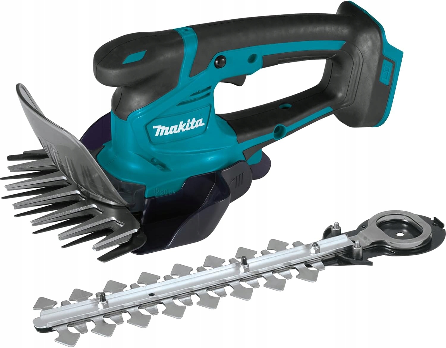 Makita Akumulátorové nůžky na Trávy, černá/modrá, 19 V