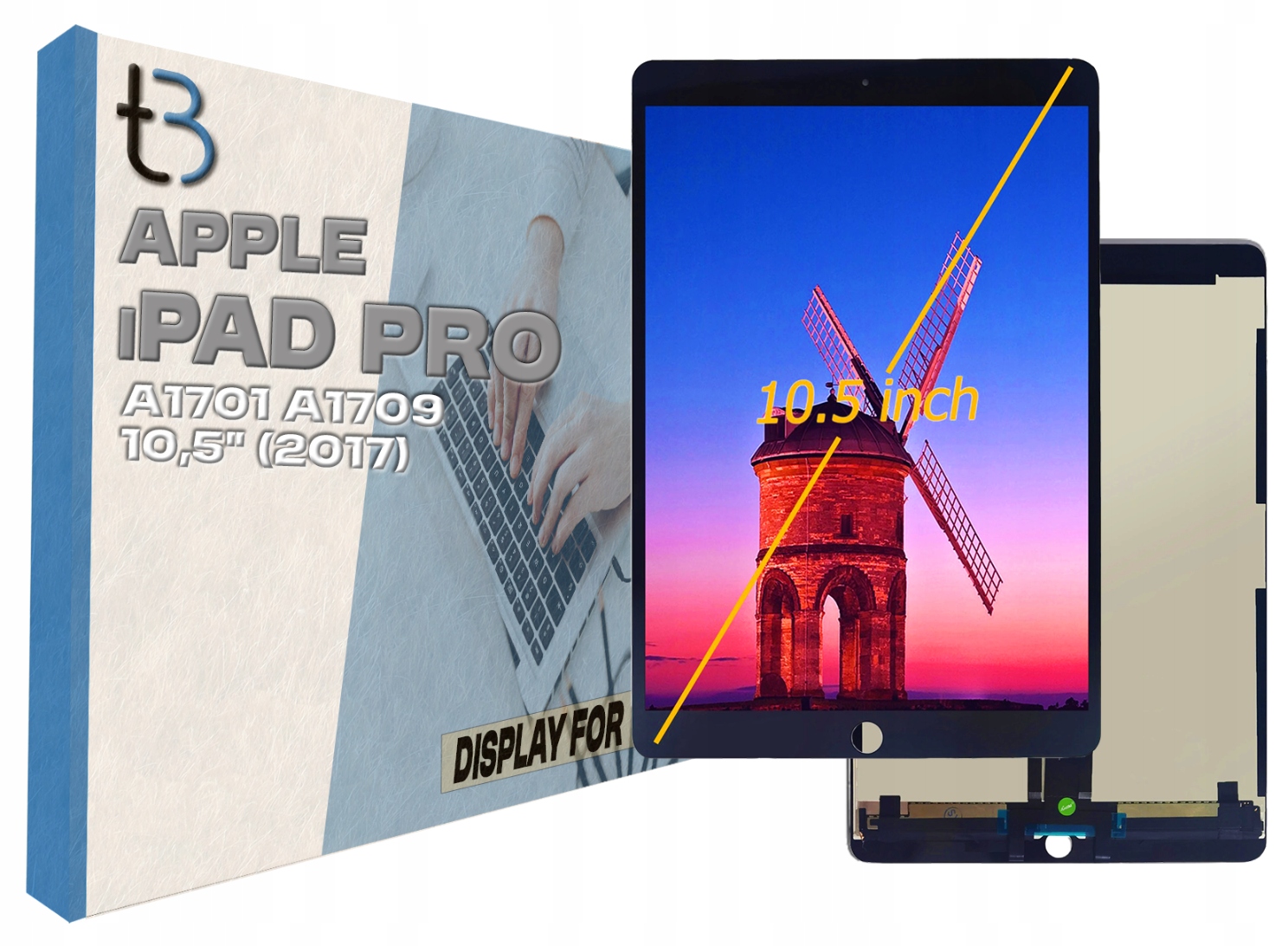 Originální displej s dotykem pro Apple iPad Pro 10,5 2017 A1701 A1709
