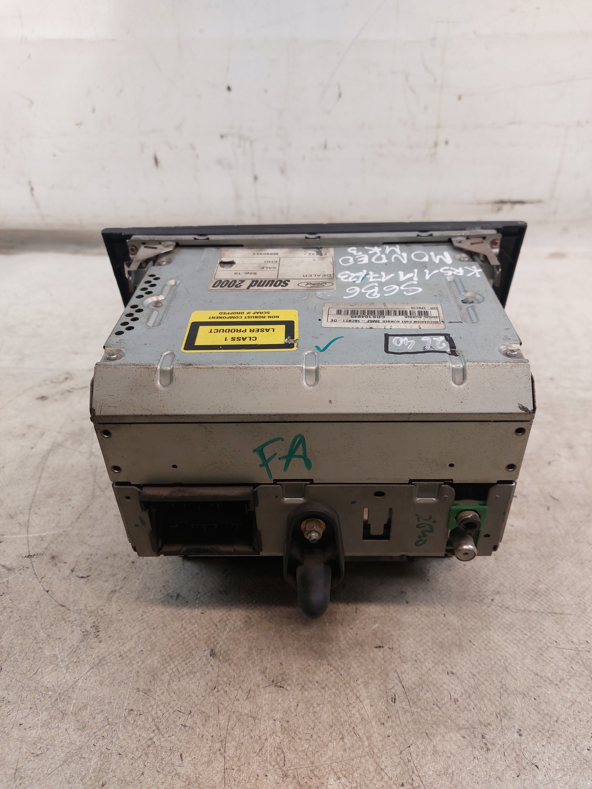 radio FORD MONDEO MK3