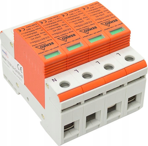 OGRANICZNIK PRZEPIĘĆ 4P 25-50kA T1+T2 (B+C) BEMKO EAN (GTIN) 5900280903631