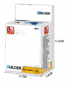 KLOCKI SLUBAN MINI SAMOLOT MYŚLIWIEC FIGHTER Kod producenta M38-B0591A