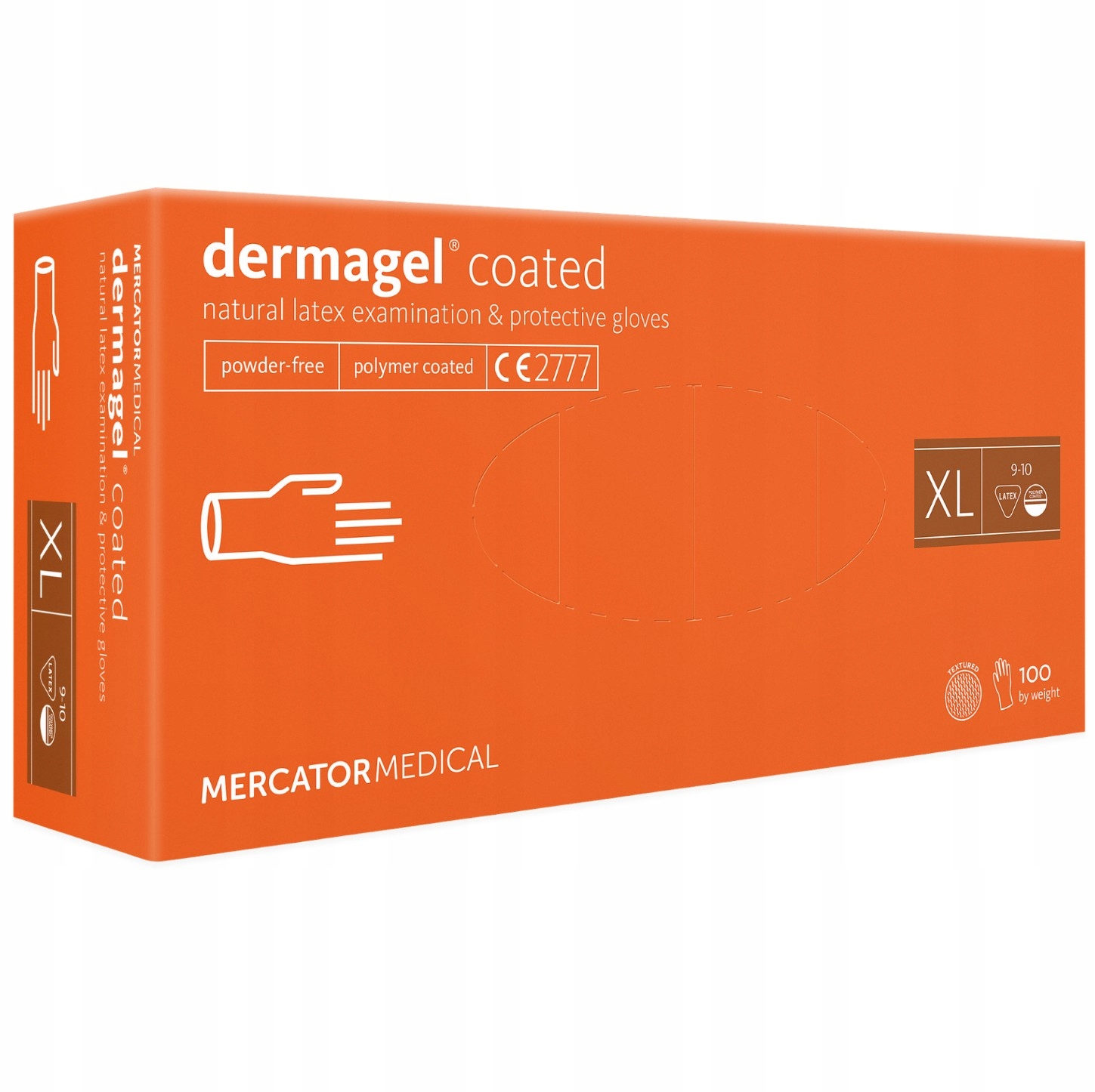 

Rękawiczki lateksowe bezpudrowe Białe 100 szt. XL