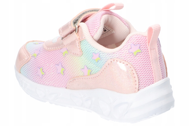 BUTY SPORTOWE DZIECIĘCE AMERICAN CLUB ADIDASY NA RZEP ŚWIECĄCE LED R 23 Płeć dziewczynki