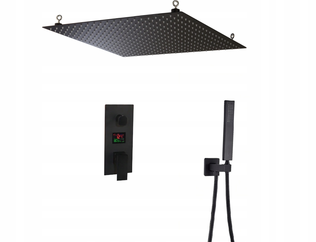 Podomietková Súprava S Dažďovými Tryskami 50 cm Čierna Matná