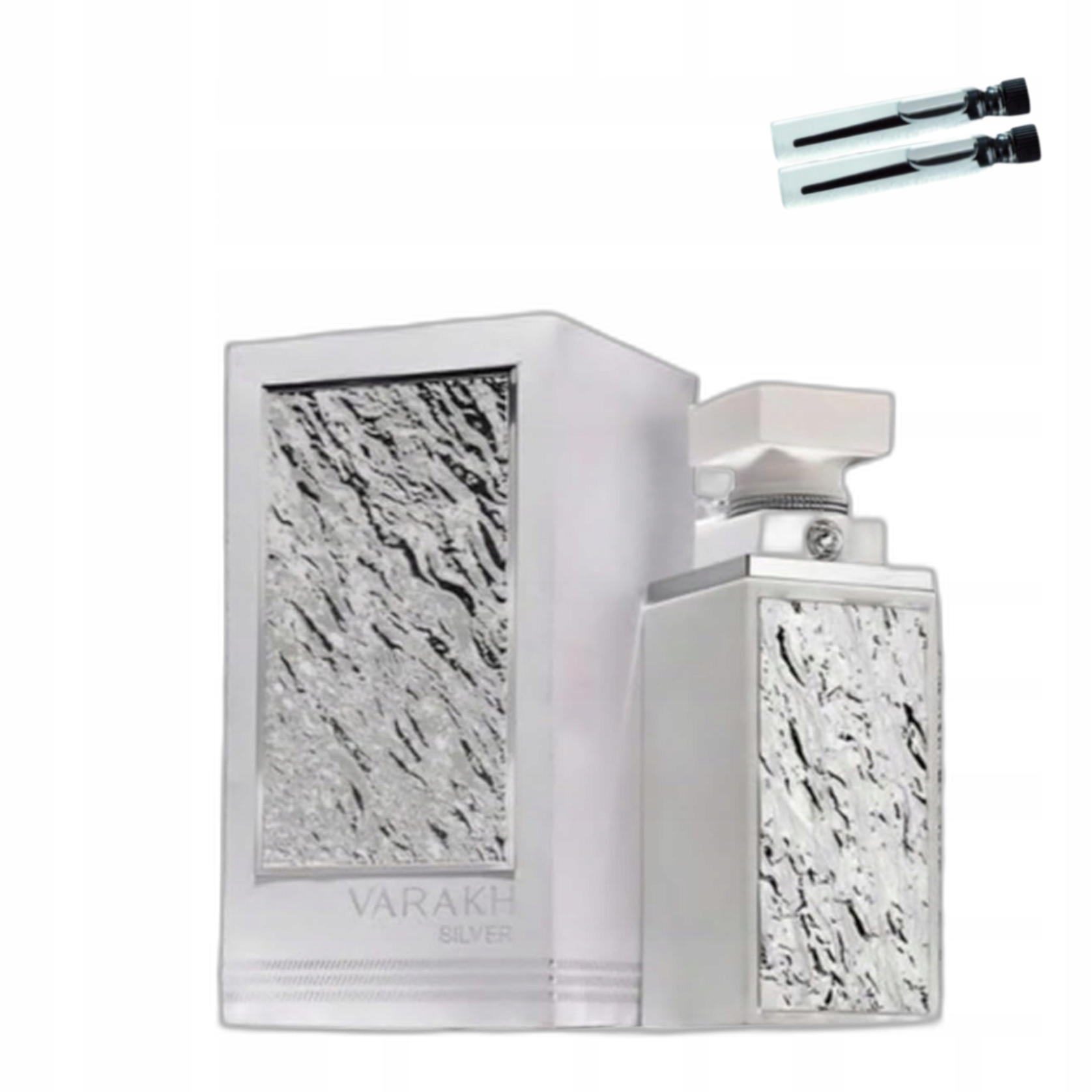 Parfém Fragrance World Varakh Silver 100 ml 2 vzorky Dárek