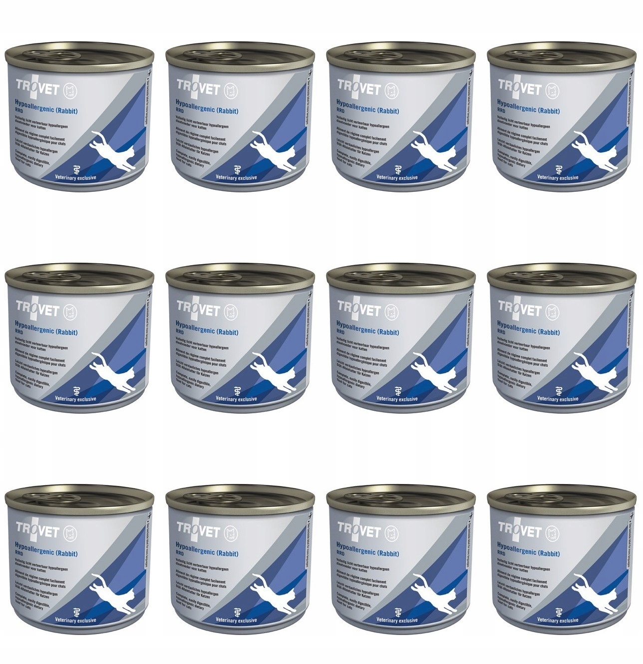 Levně Trovet Cat Rrd Hypoallergenic Rabbit 12 x 200 g s králíkem pro kočky