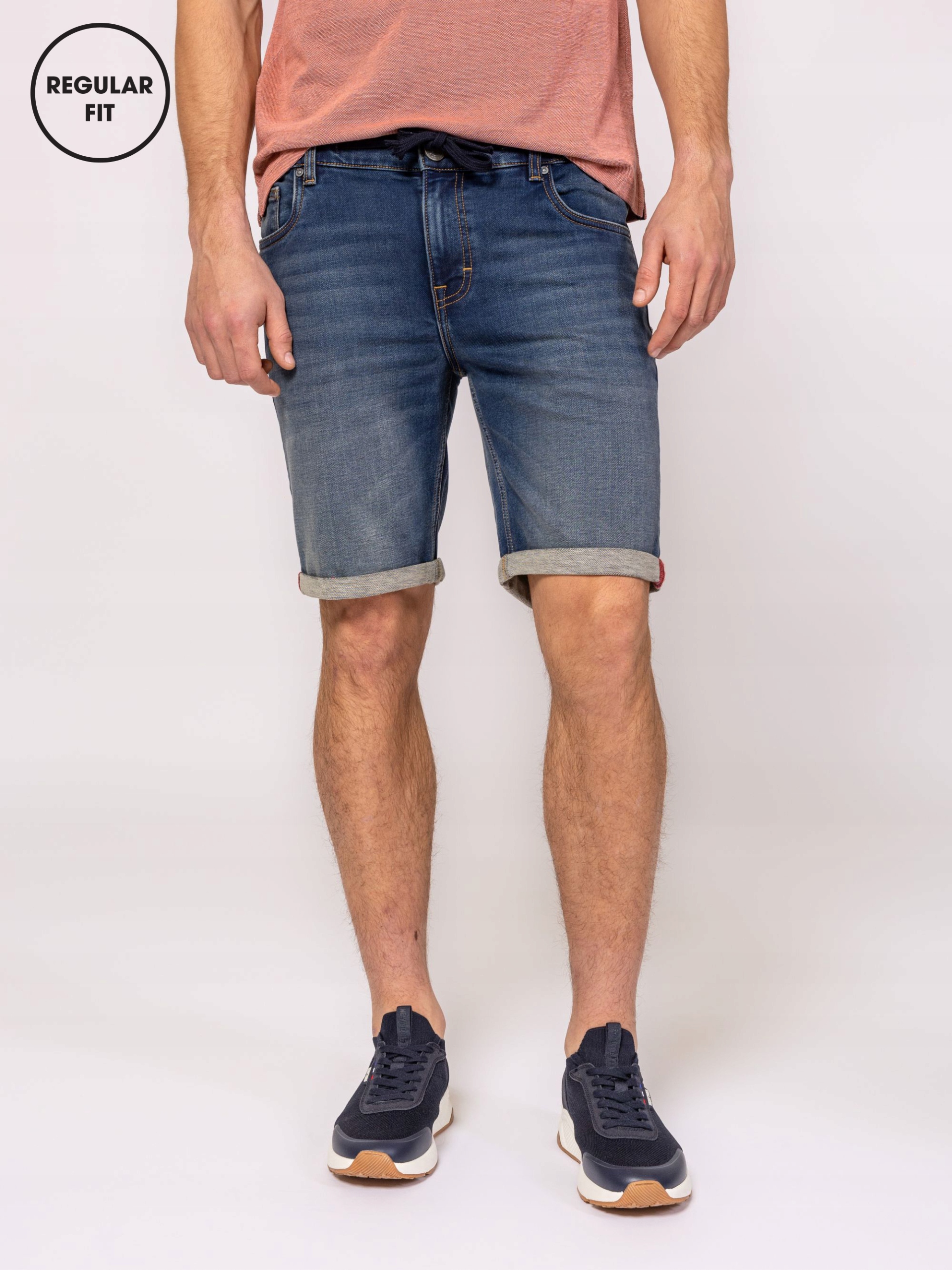 Heavy Tools Pánské Krátké Kraťasy Džínové Šortky Tmavé Wooper XXL