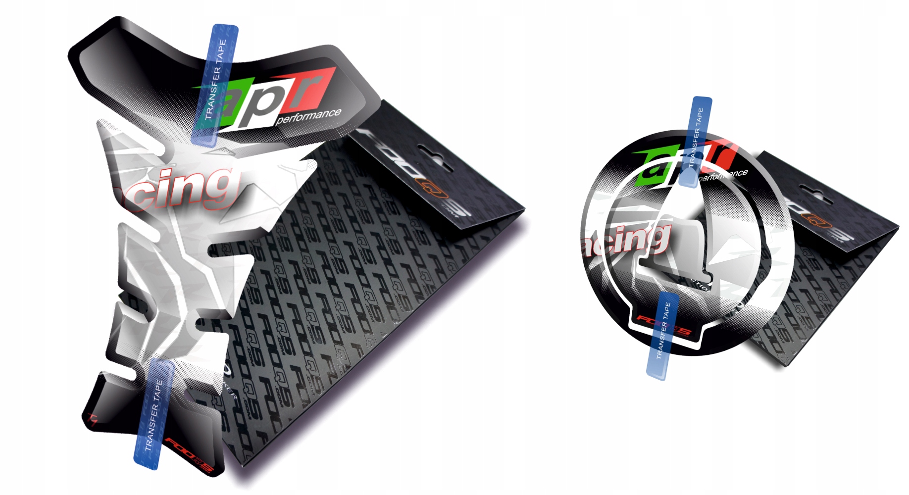 Tank-pad Cap-pad od společnosti Fooqs pro Aprilia Rs 4 Rsv 4 Bílý