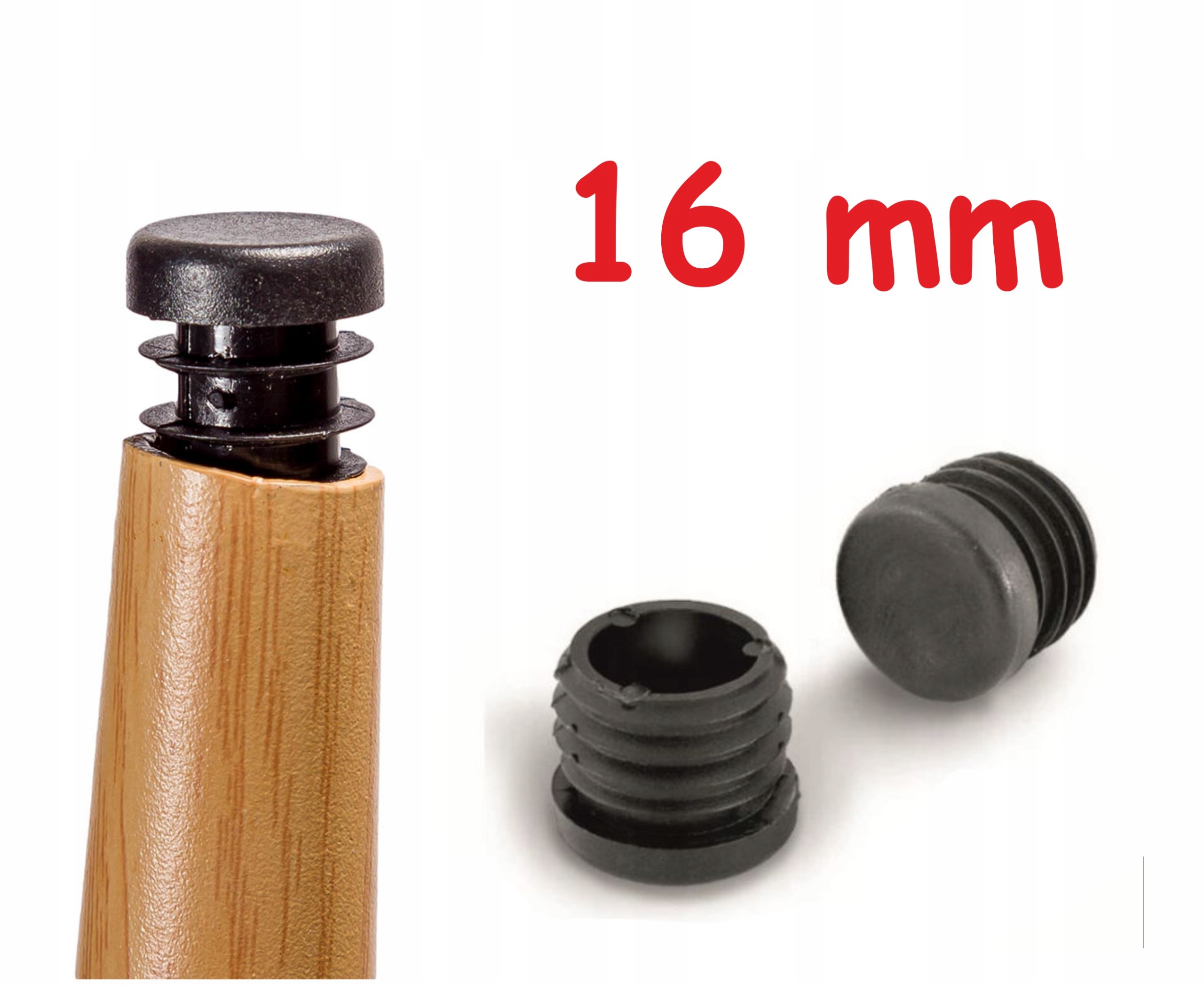 

Stopki Do Krzesła 4 x 16mm Polski Producent