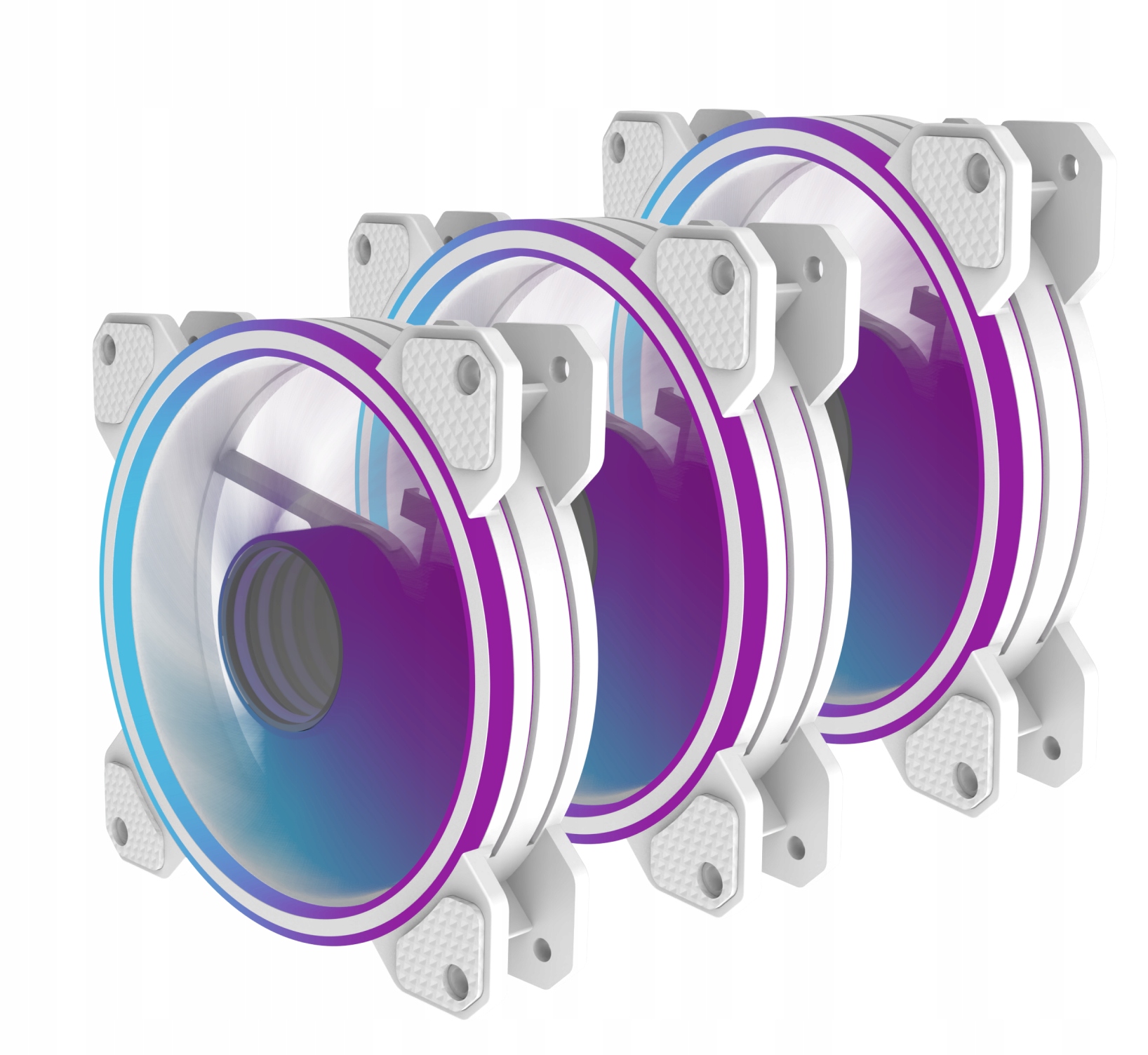 Wentylator do Komputera Zestaw Preyon Eagle Eye 120 Pwm Argb 3-PACK Białe