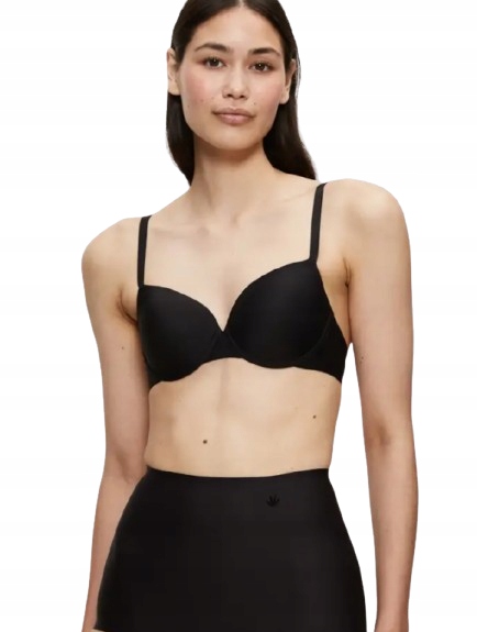 Biustonosz Triumph usztywniany czarny Pure Micro Whp 70A