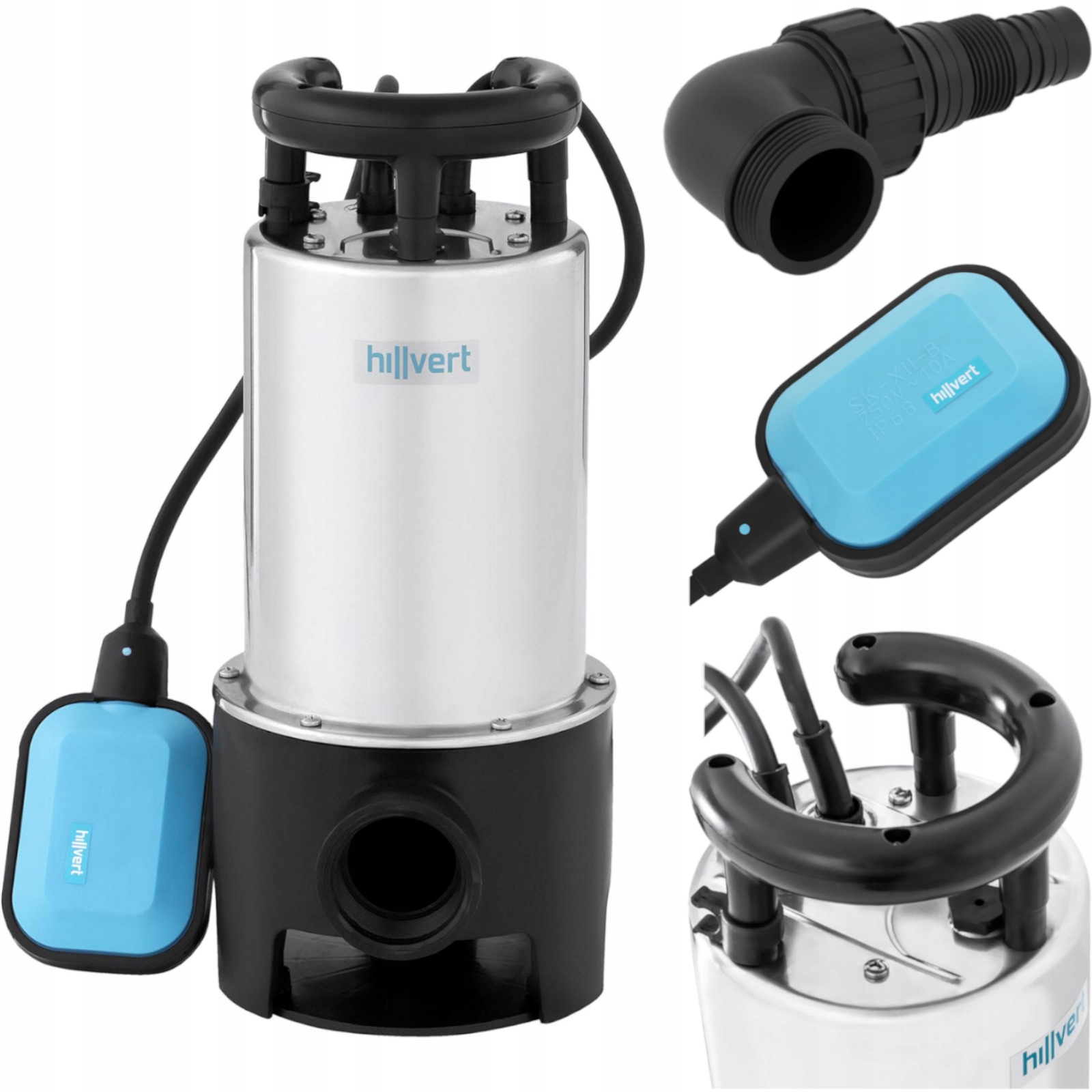 Ponorná ponorná pumpa 1100 W 16000 l/h do 9.5 m HT-ROBSON-SP1100DWE