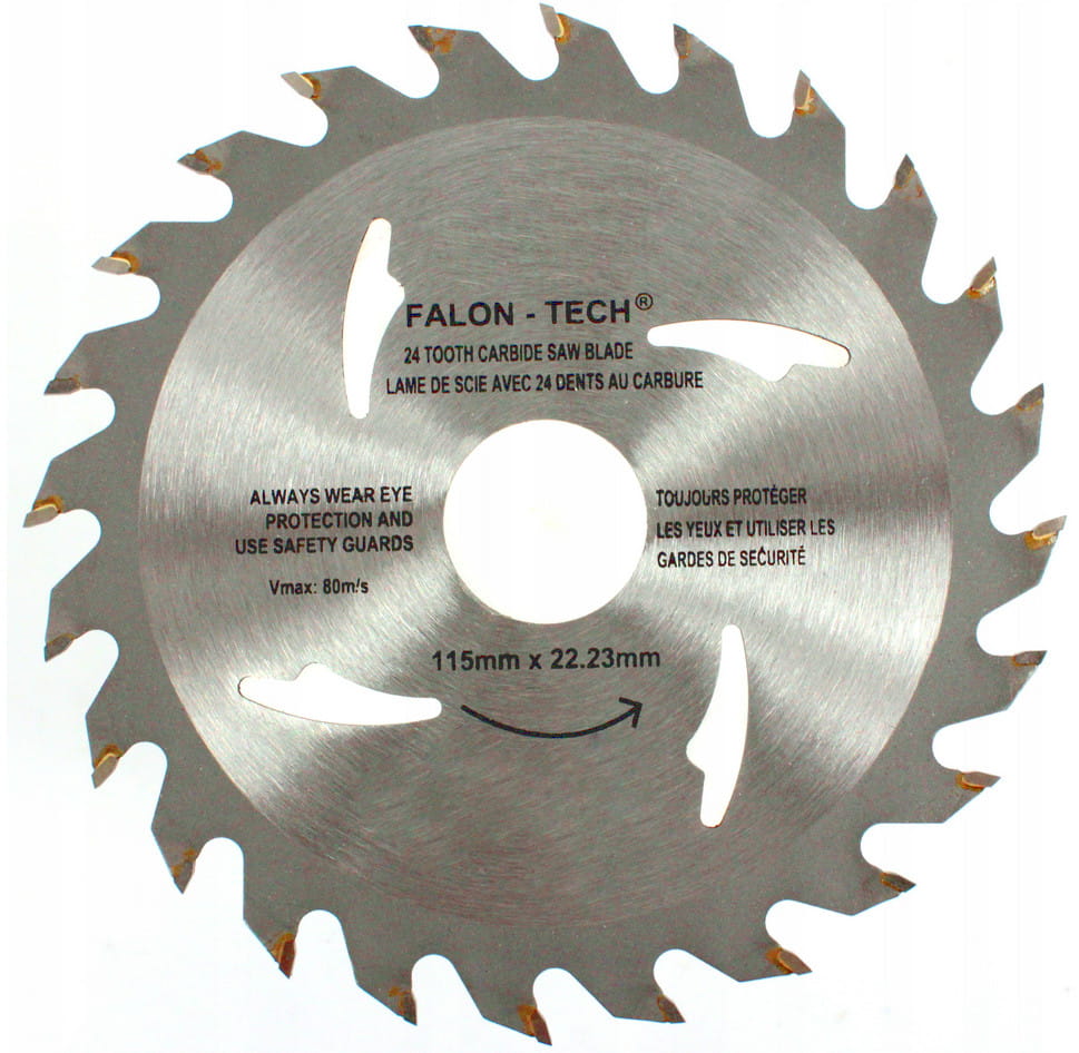 

Falon Tech Tarcza Piła Do Drewna Widia Tct 115x22,