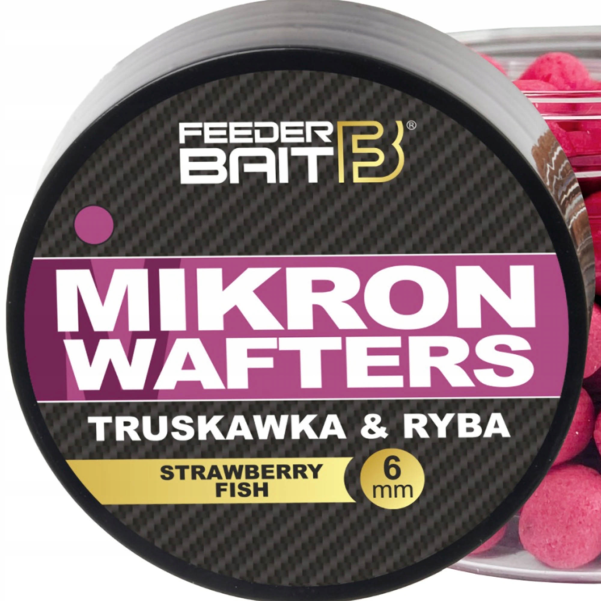 Mikron Wafters Feeder Bait Truskawka i Ryba