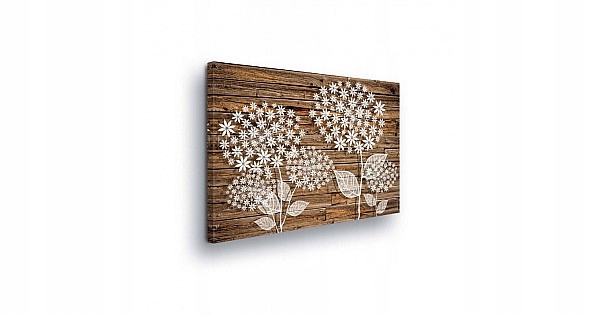 Obraz 80x60 Květiny rustikální strom botanika jemnost textura kontrast