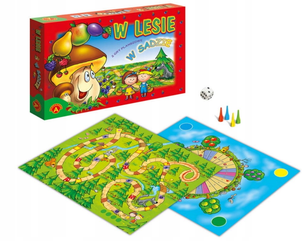 GRA PLANSZOWA 2W1 W LESIE W SADZIE ALEXANDER