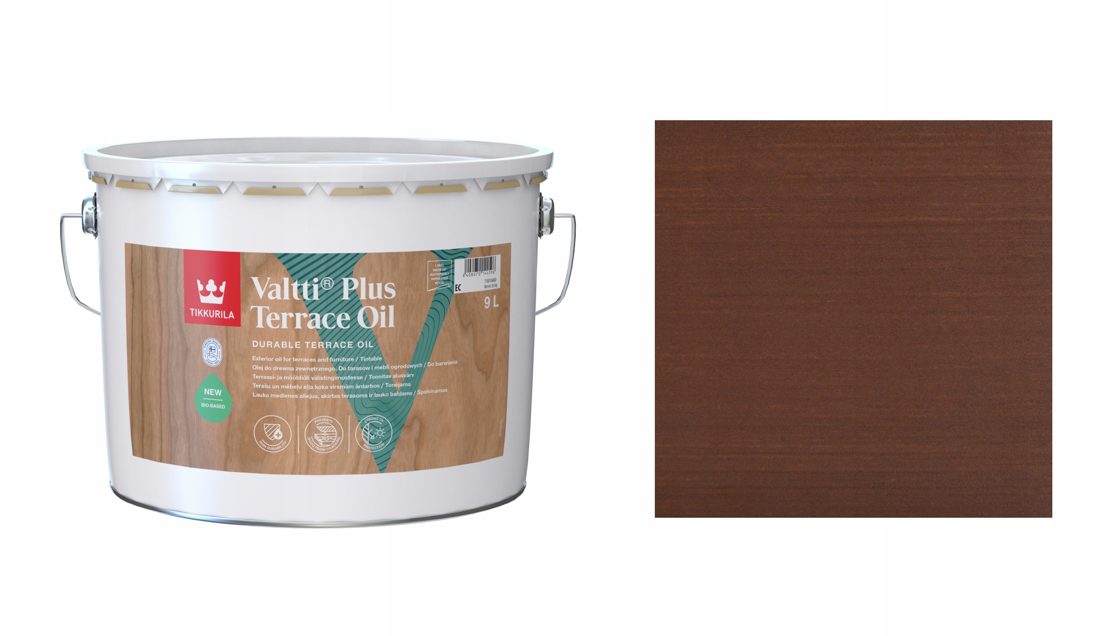 TIKKURILA VALTTI PLUS TERRACE OIL 9L 5073 PETAJA OLEJ DO TARASÓW