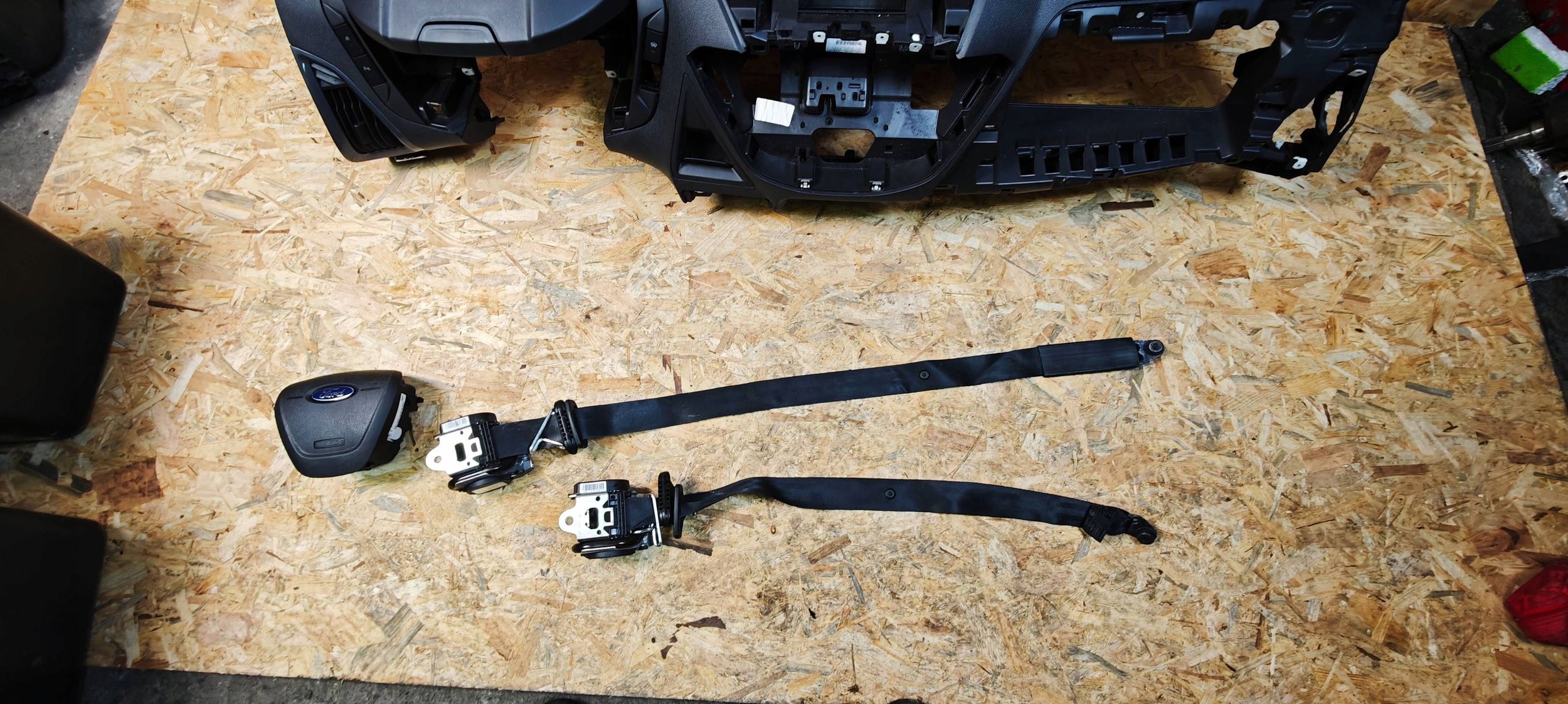 dashboard instrument panel Komplet Ford Transit Custom mk8 tension belts airbags