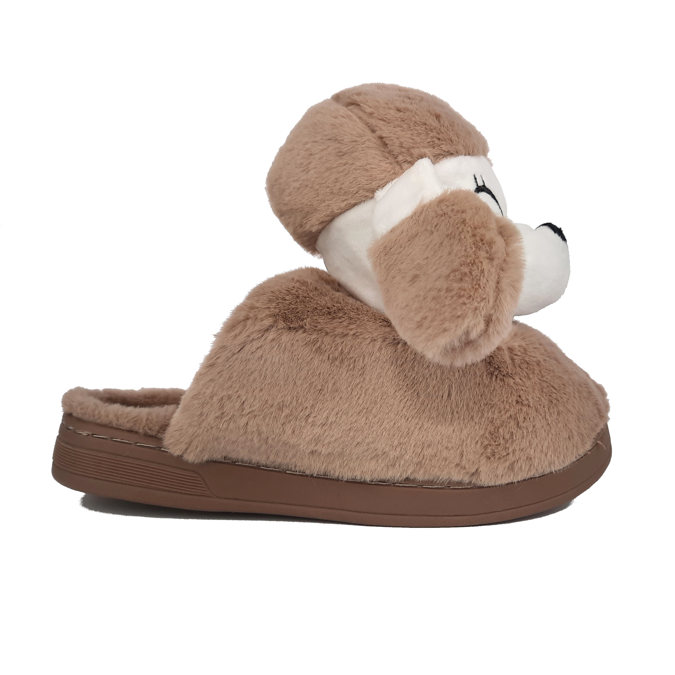 

Kapcie laczki kapcie domowe Pudel camel (38)