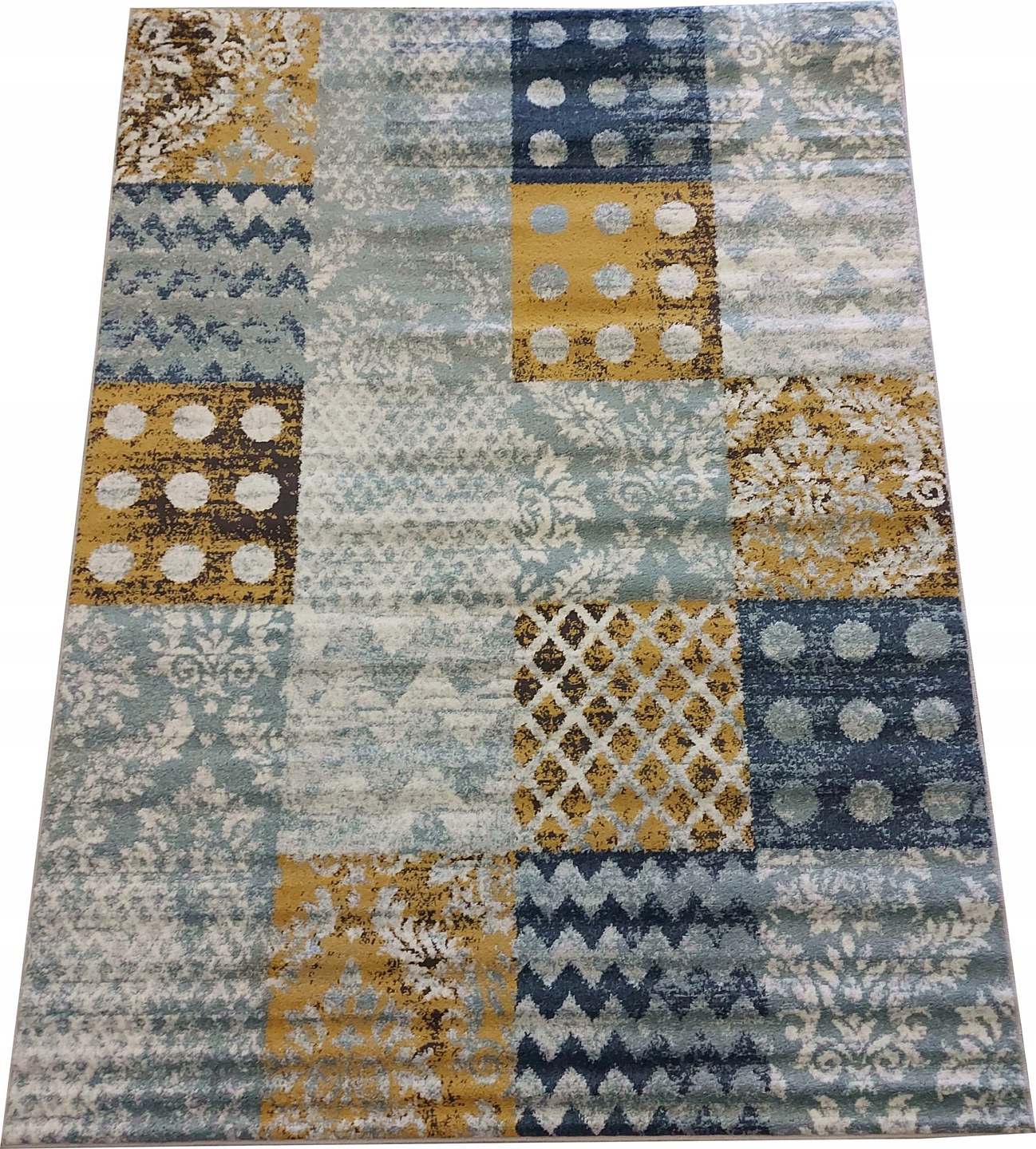 

Dywan nowoczesny do salonu, patchwork 160x220 cm