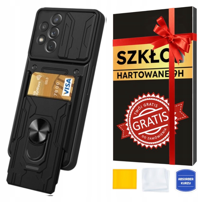 

Etui do Galaxy A23 5G M23 +szkło, Camshield