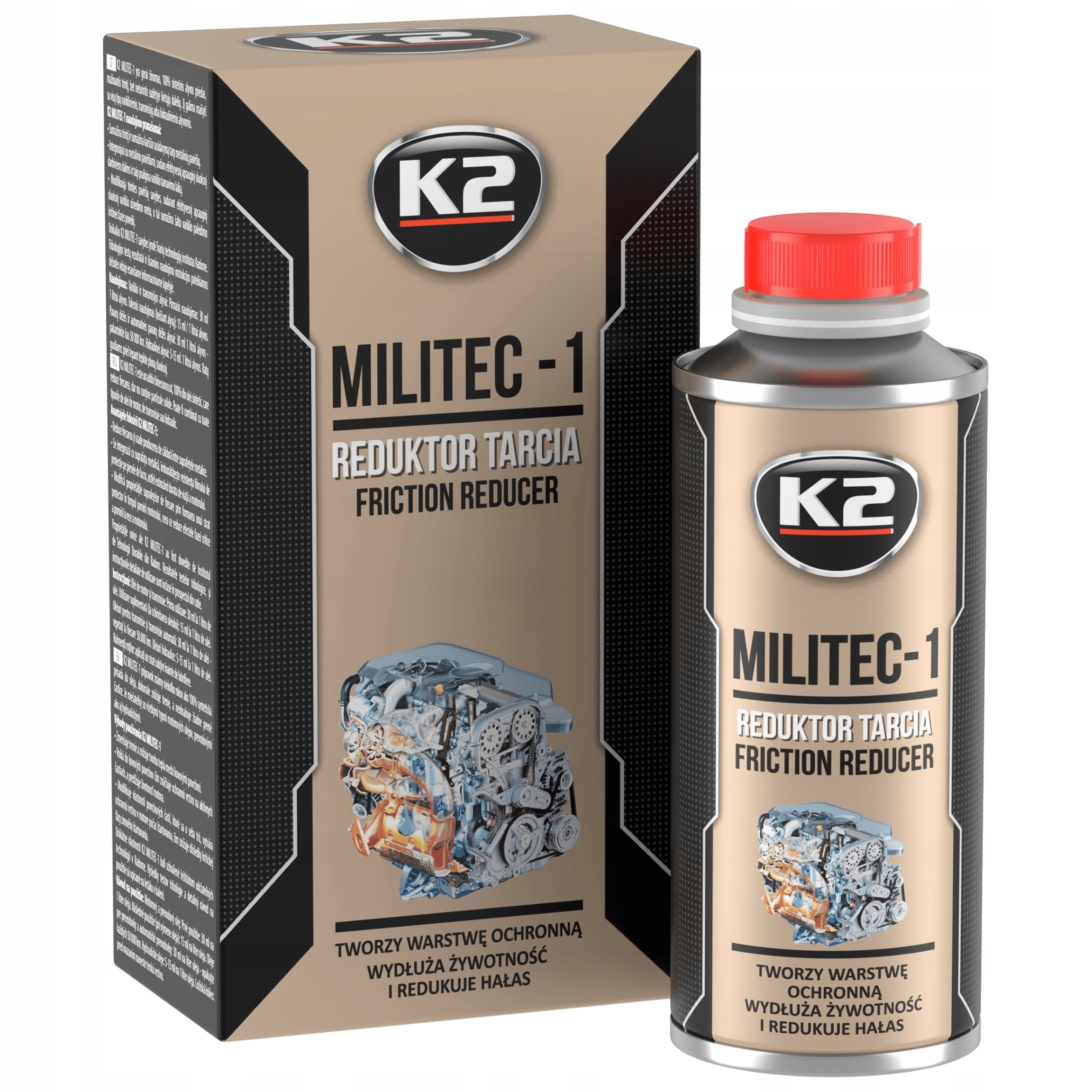 K2 MILITEC-1 Uszlachetniacz Dodatek Do Oleju 250ML