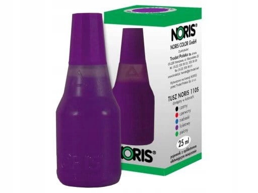 Tusz do stempli NORIS 110S 25ml fioletowy