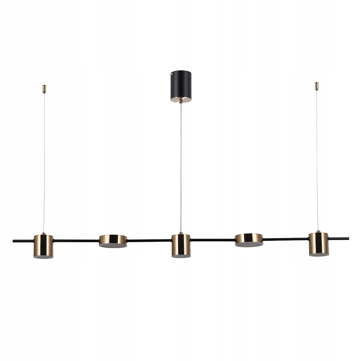 Závěsná lampa Italux Remdal Led moderní mosaz