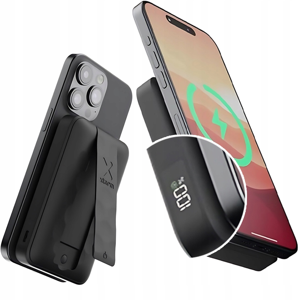 Indukčná powerbanka 10000 mAh pre Magsafe Qi 15 W, Usb-c kábel, 20 W Pd XTorm