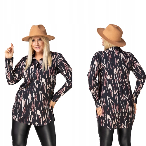 Dlouhá elegantní košile Sandra vzor barvy velikost 46