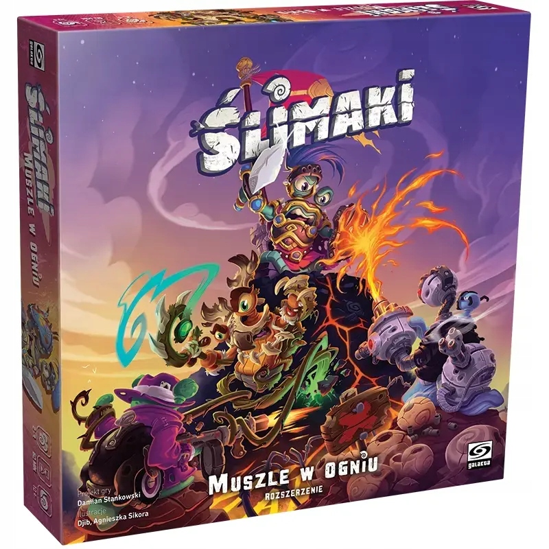 Gra planszowa Ślimaki Muszle w ogniu Galakta