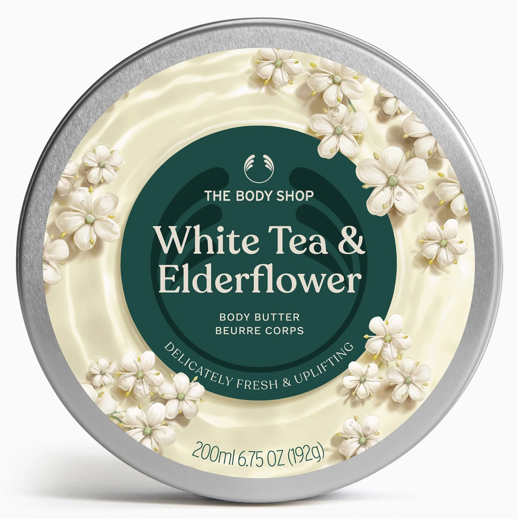 The Body Shop Máslo na tělo Bílé čaje a bezinky 200 Ml