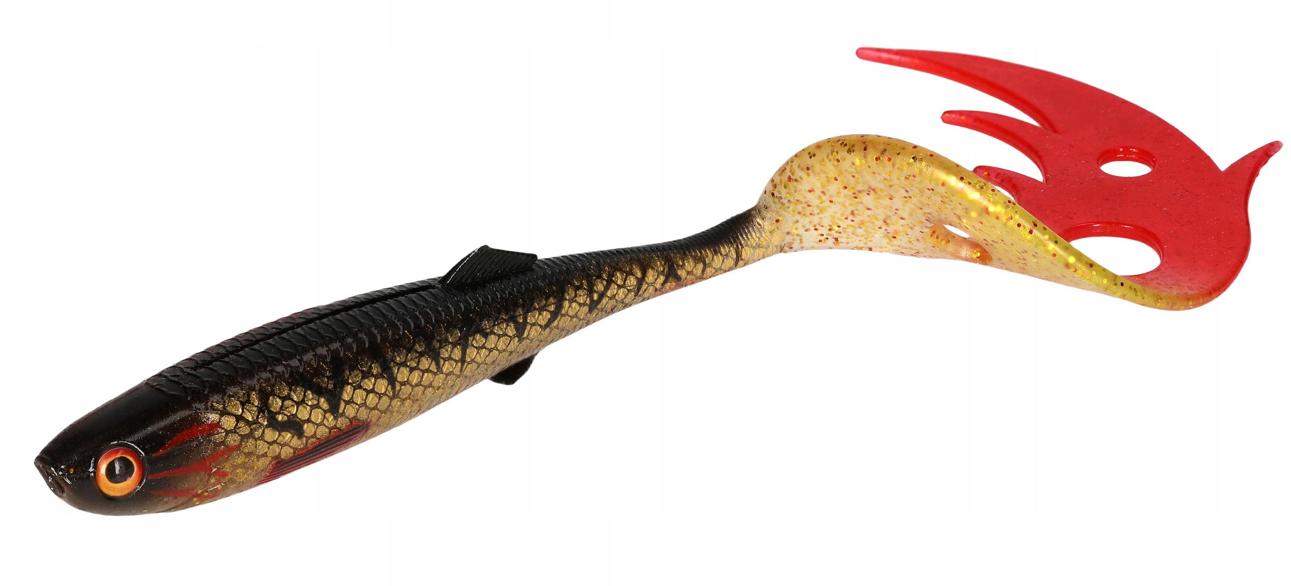 Mikado Guma Sicario Pike Tail 18 Spotted Bullhead