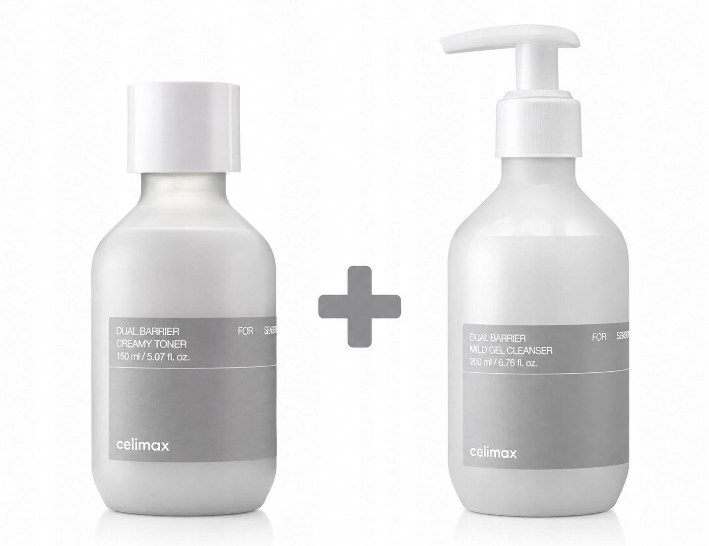 Celimax Dual Barrier Mild Gel Cleanser 200 Ml Creamy Toner 150 Ml