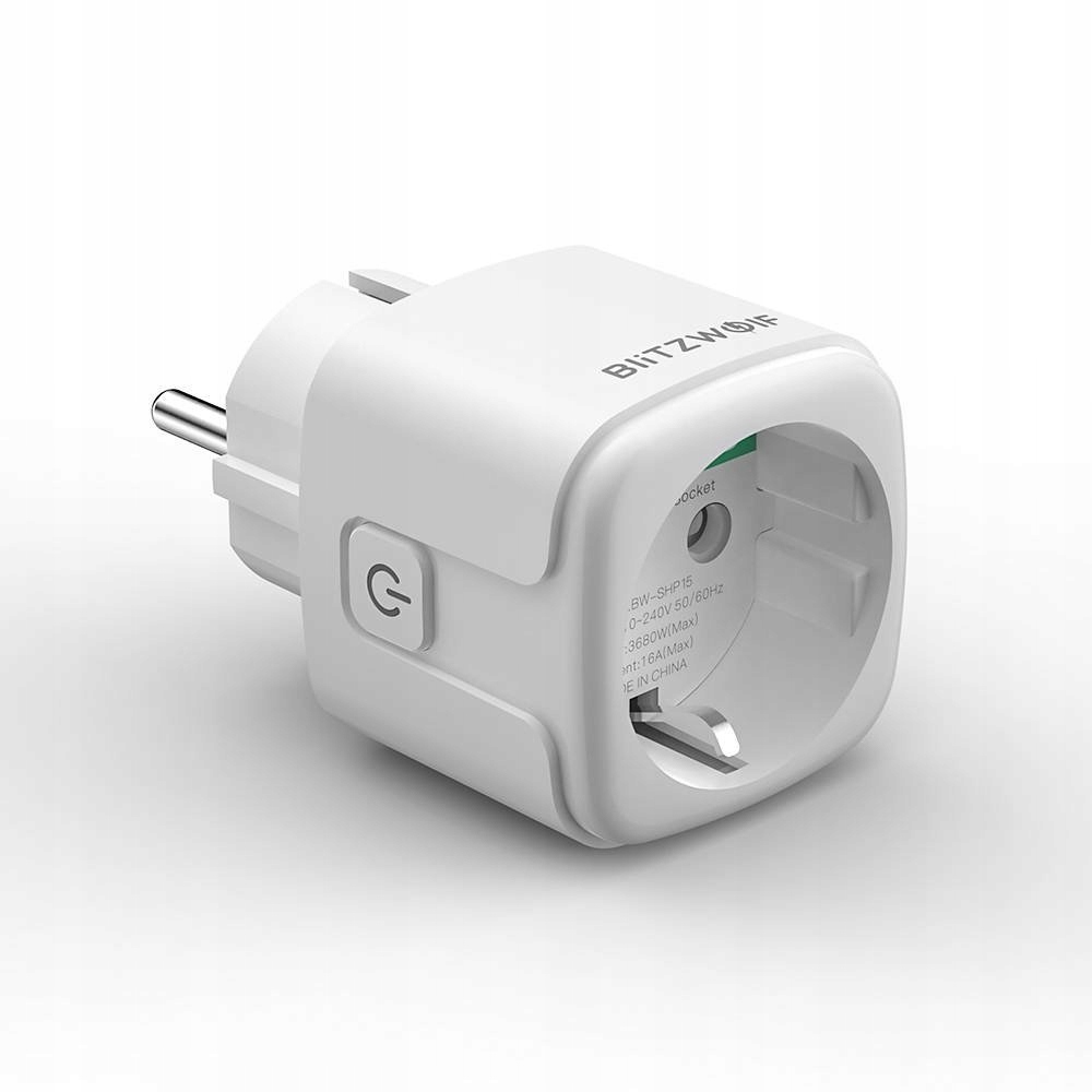BLITZWOLF INTELIGENTNE GNIAZDKO SMART PLUG ZIGBEE 3.0 WIFI TUYA WATOMIERZ Kod producenta 5905316141186