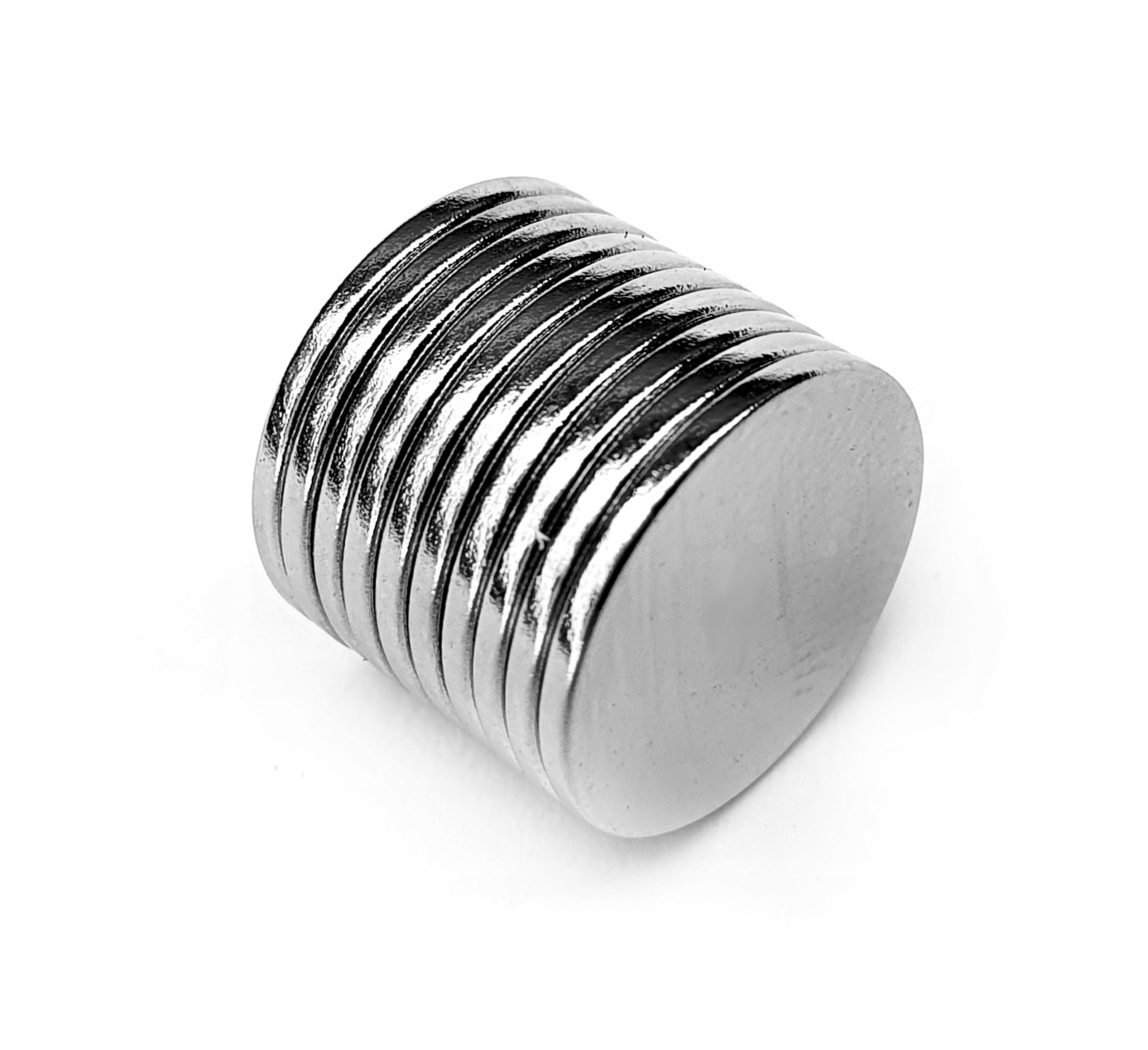 

Komplet 10 Sztuk Magnesy Neodoymwe 30x2 mm Mocne
