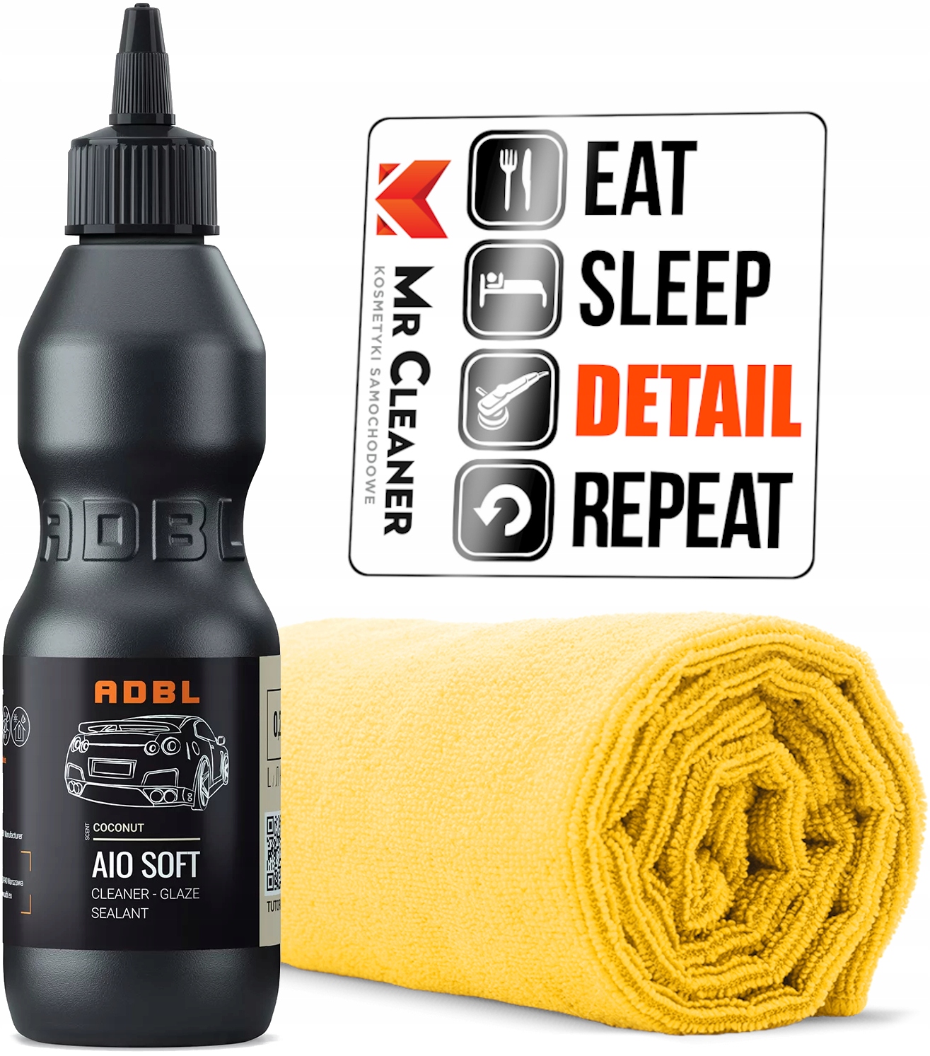 ADBL AIO SOFT czyści poleruje i zabezpiecza lakier